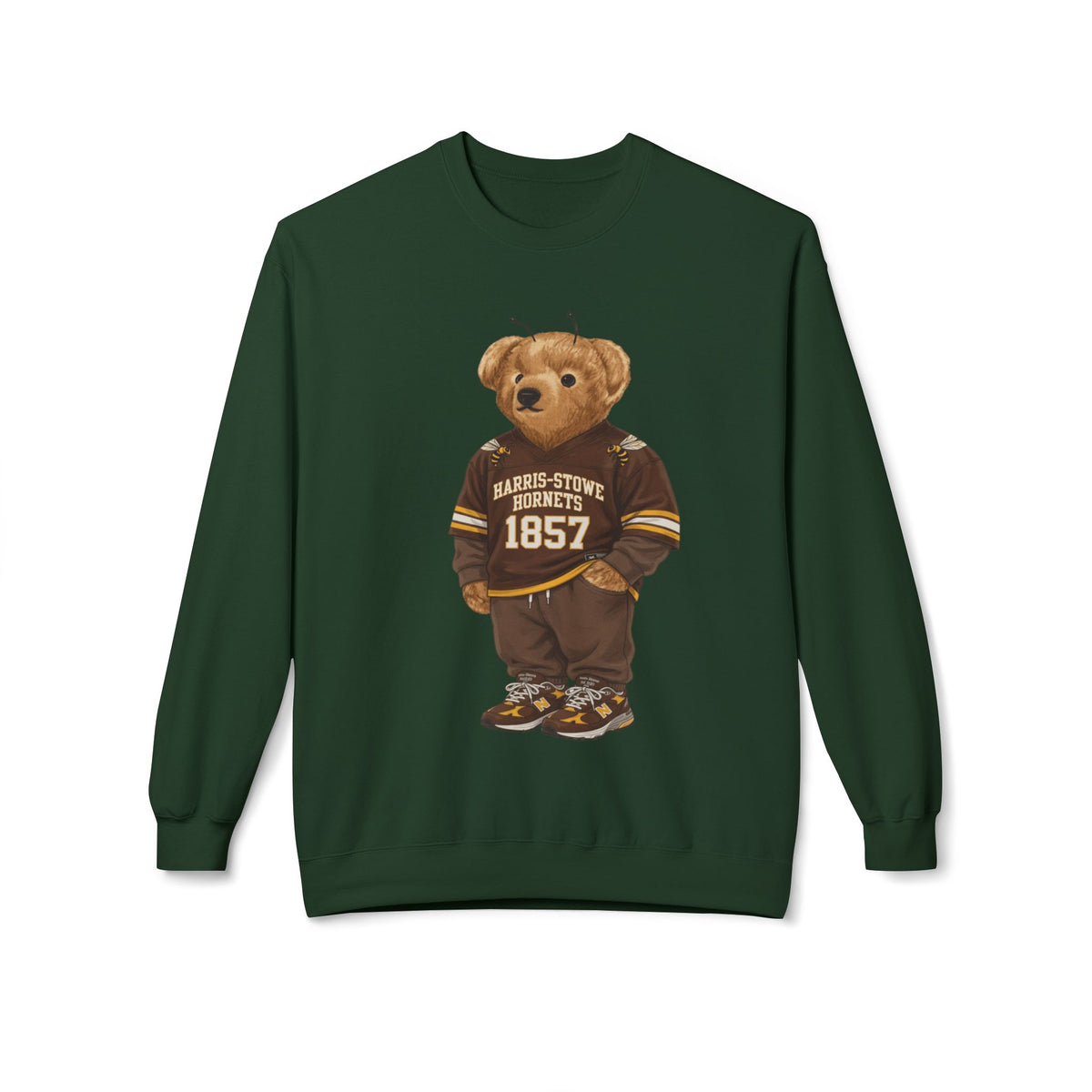 Harris-Stowe Hornets Mascot- HBCU Polo Bear sweatshirt