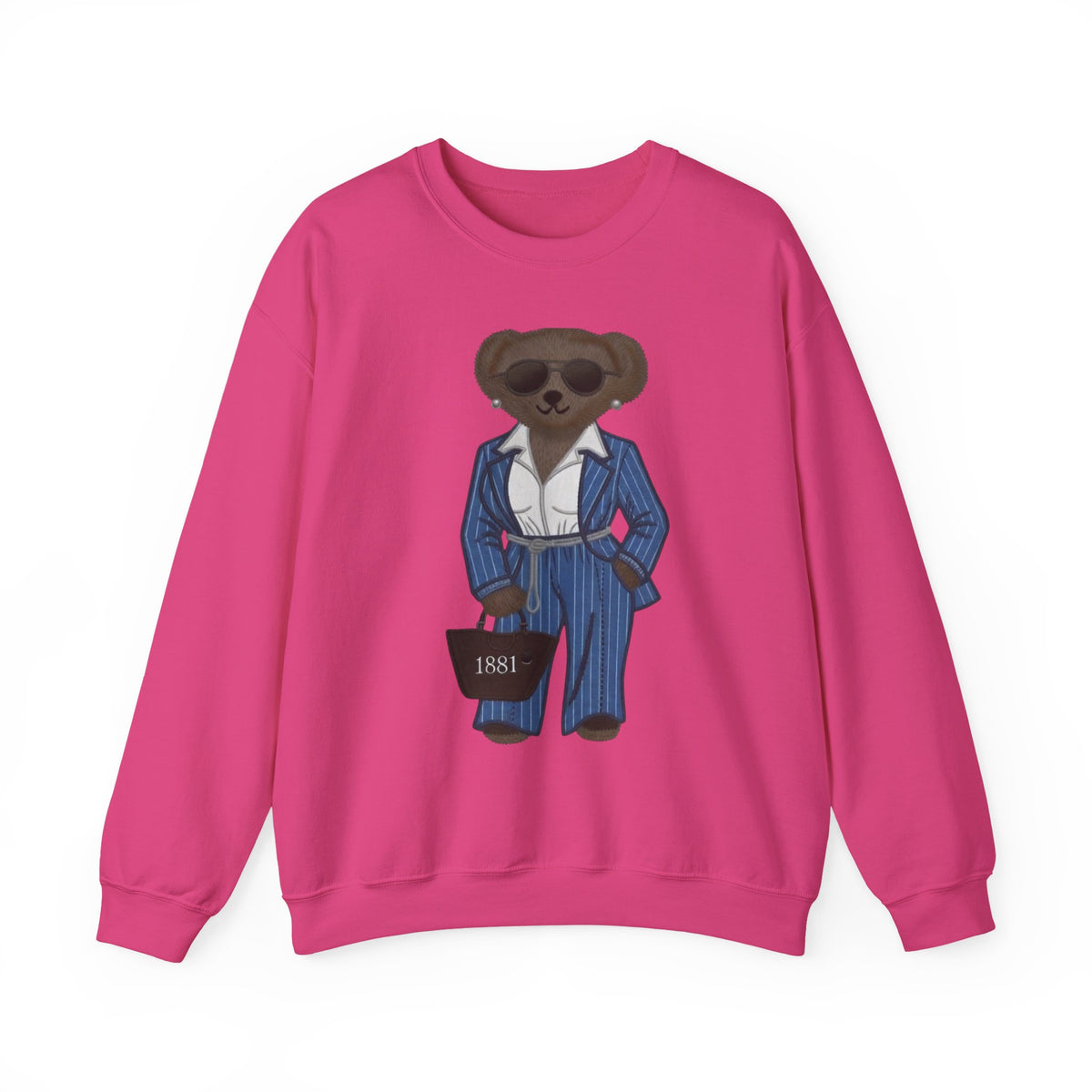 Spelman College Polo Bear  sweatshirt | Vintage Prep Teddy Bear