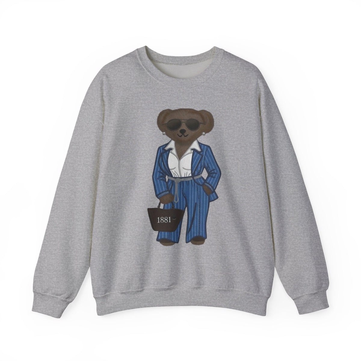 Spelman College Polo Bear  sweatshirt | Vintage Prep Teddy Bear