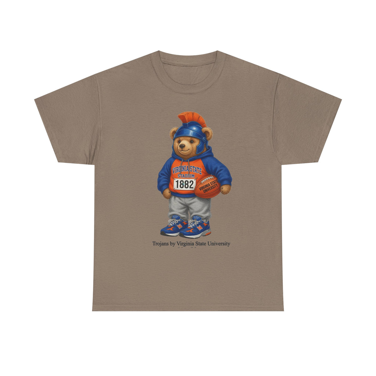Virgina State Trojan Bear 2nd edition- HBCU Tee Shirt