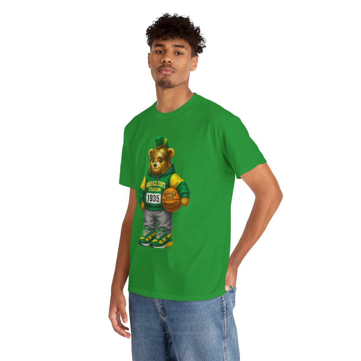 Norfolk State Spartan Bear - HBCU Tee Shirt