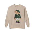 NSU Bear Sweatshirt | Norfolk State Spartan Teddy | Green Gold Heritage Crew | Yards & Dorms