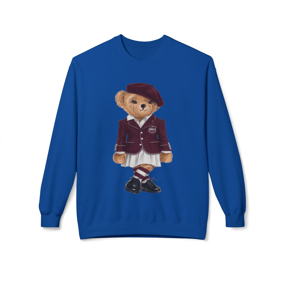 Shaw University Lady Bear Polo Bear Sweatshirt | HBCU Crewneck