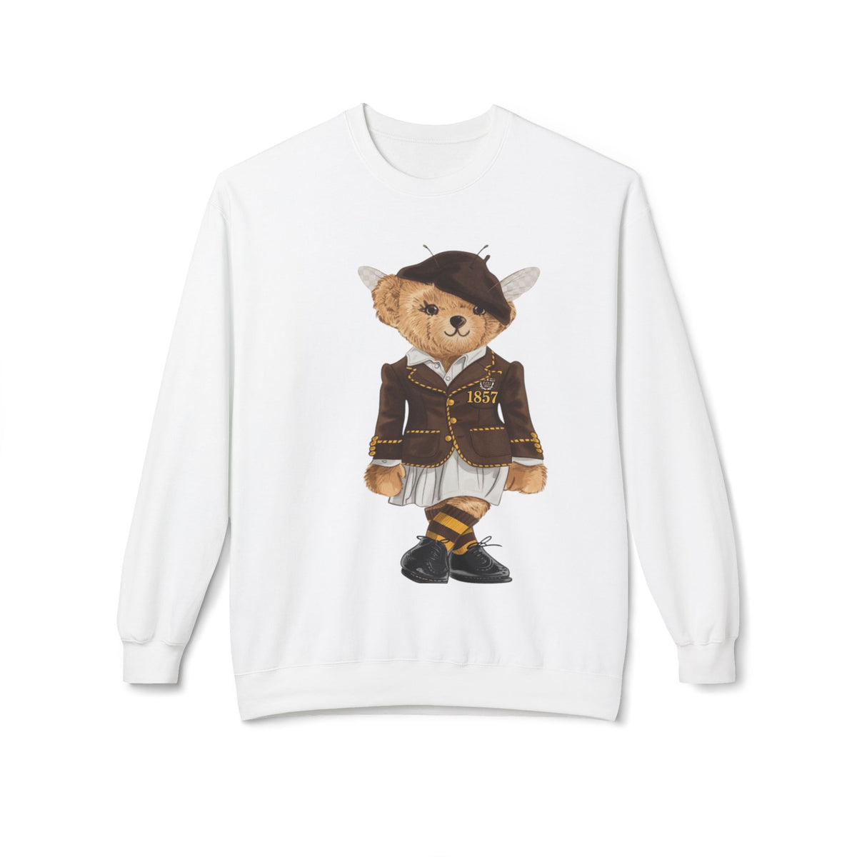 Harris–Stowe HBCU Lady Bear Sweatshirt | HSSU Hornets Teddy | Black Gold Heritage Crew | Yards & Dorms