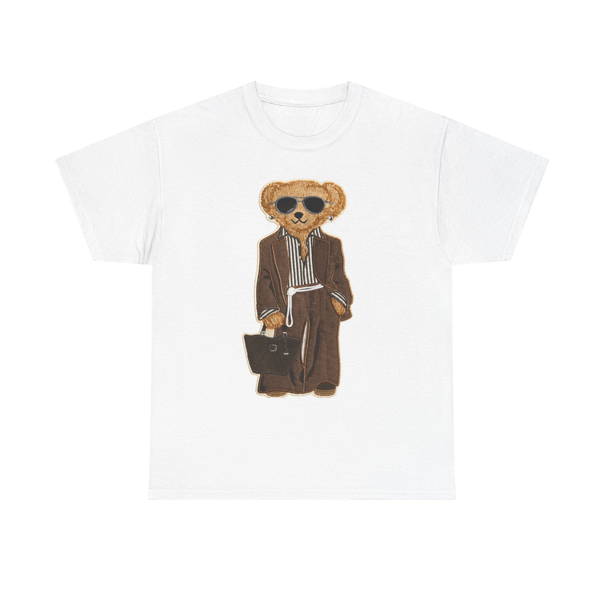 HBCU Bear in Suit graphic tee | Teddy Bear with Briefcase, Sunglasses