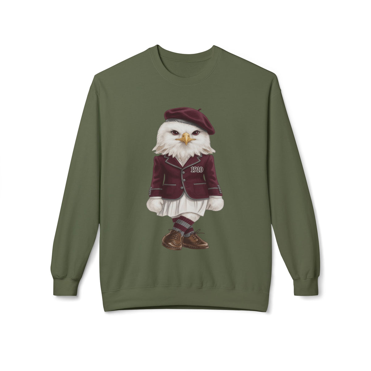 NCCU  Lady Eagle of 1910- HBCU Polo Bear sweatshirt