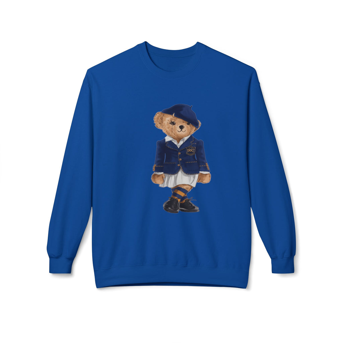 VSU Polo Bear Sweatshirt | Virginia State University Trojans Teddy | Vintage Prep HBCU Bear |
