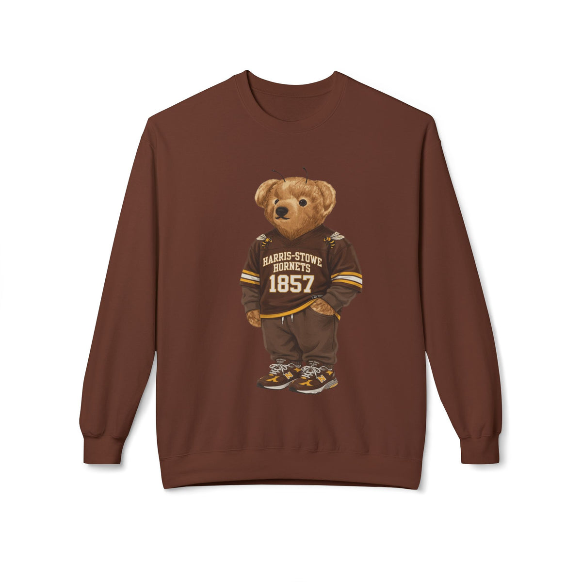 Harris-Stowe Hornets Mascot- HBCU Polo Bear sweatshirt