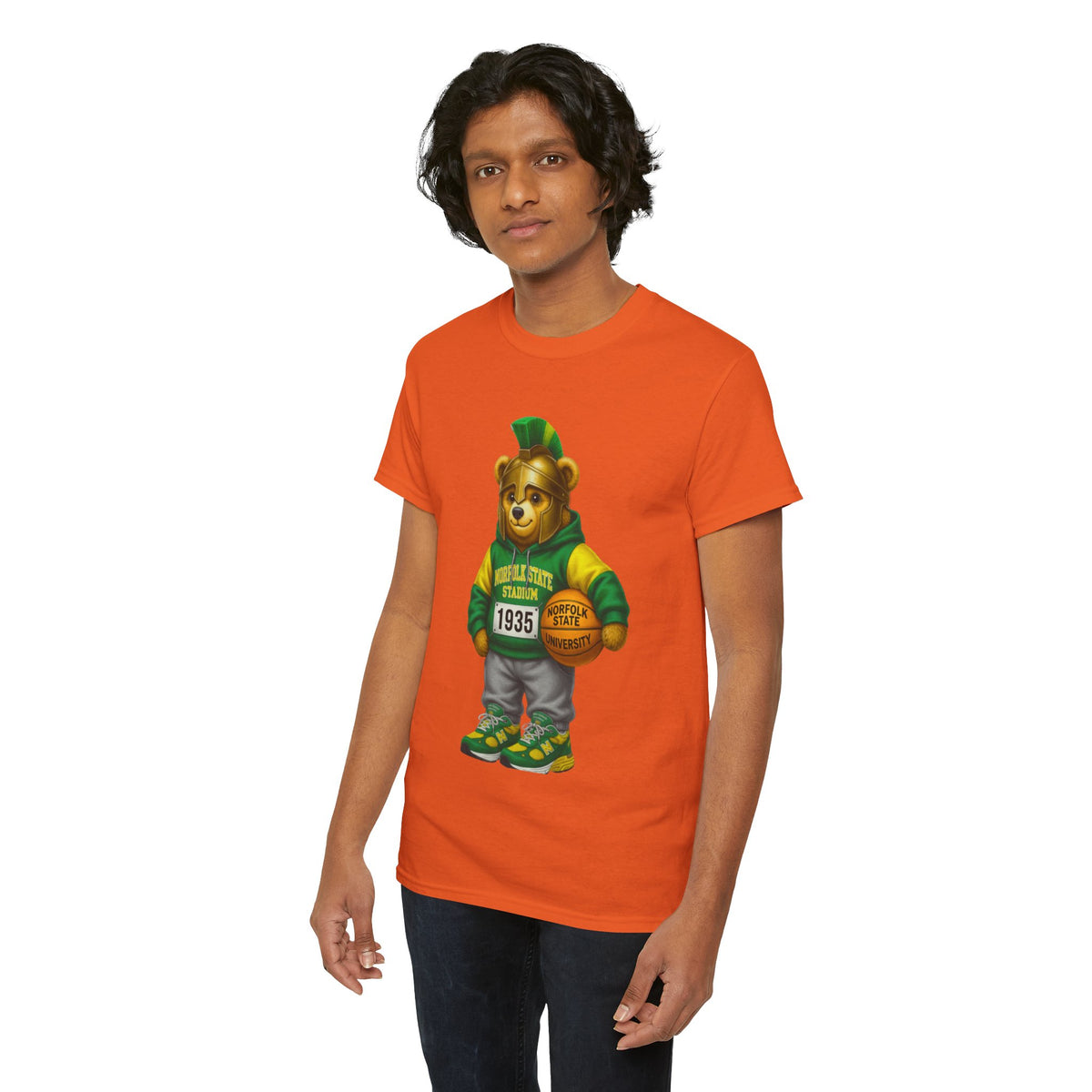 Norfolk State Spartan Bear - HBCU Tee Shirt