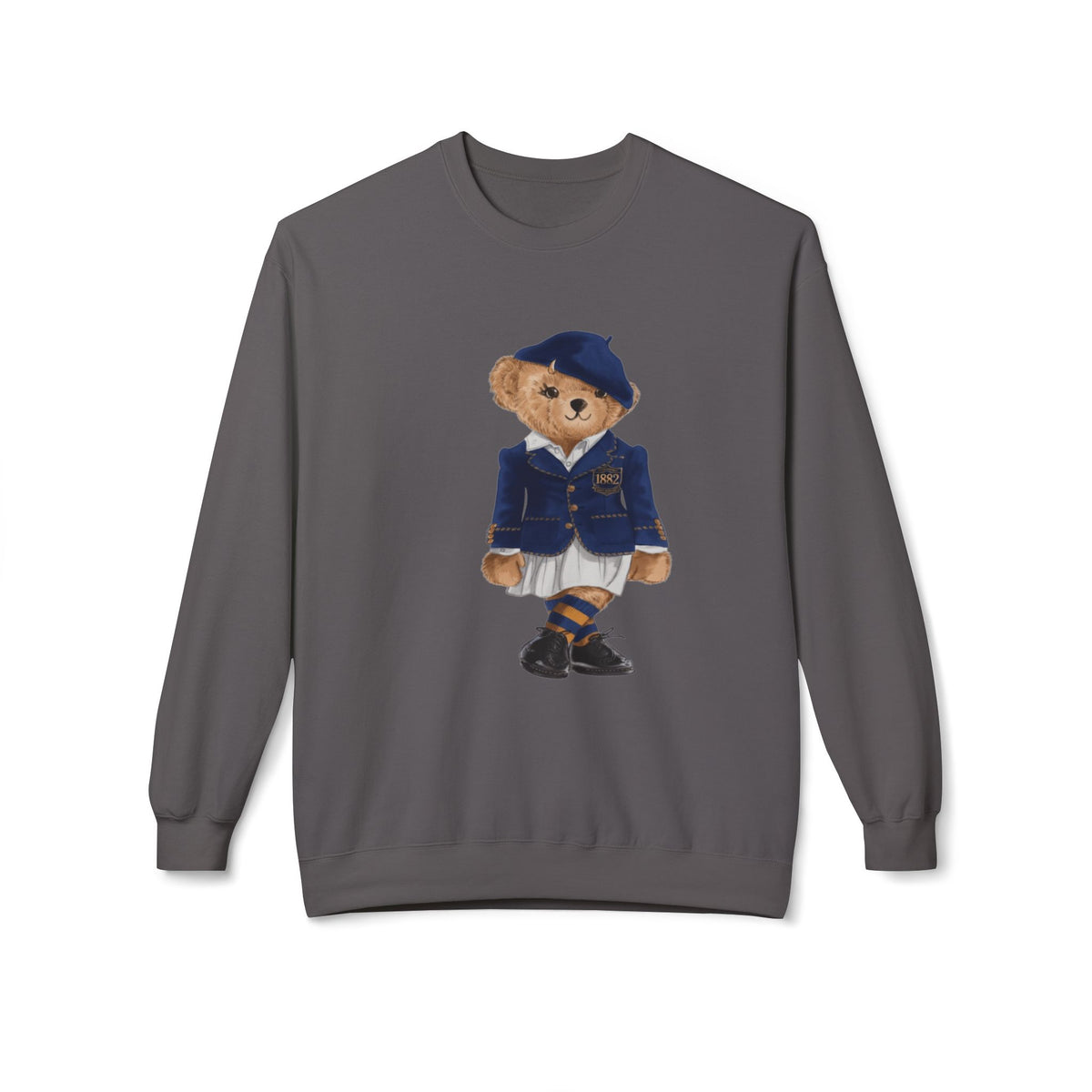 VSU Polo Bear Sweatshirt | Virginia State University Trojans Teddy | Vintage Prep HBCU Bear |
