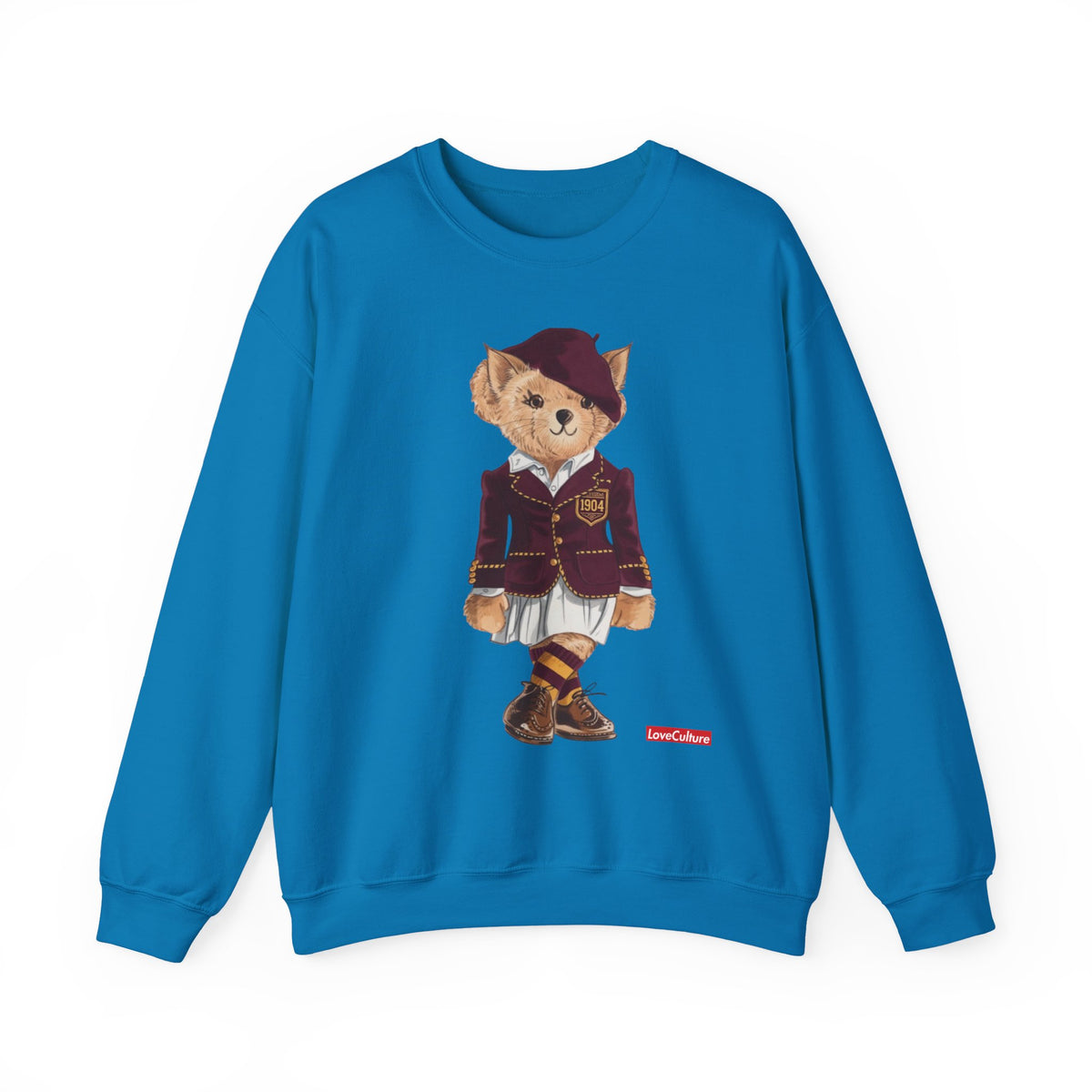 Bethune Cookman Teddy Bear Sweatshirt| Vintage Polo Club  Outfit
