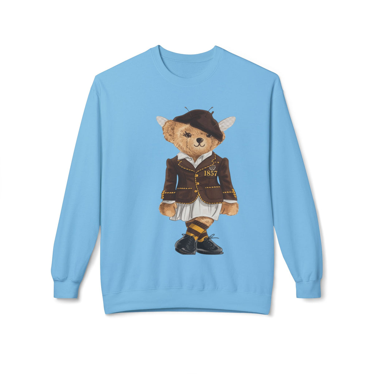 Harris–Stowe HBCU Lady Bear Sweatshirt | HSSU Hornets Teddy | Black Gold Heritage Crew | Yards & Dorms