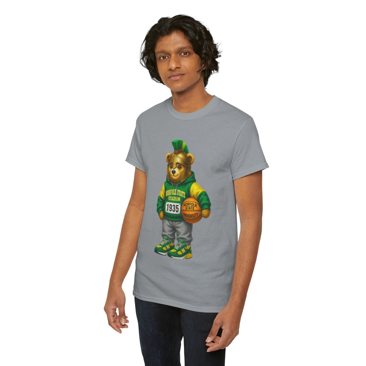 Norfolk State Spartan Bear - HBCU Tee Shirt