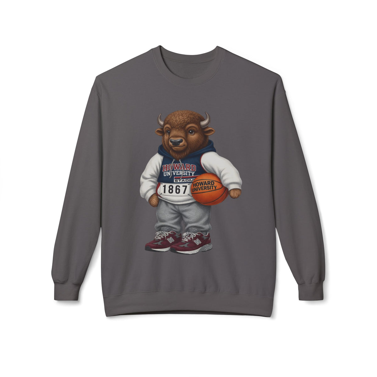 Bison Mascot- HBCU Polo Bear sweatshirt