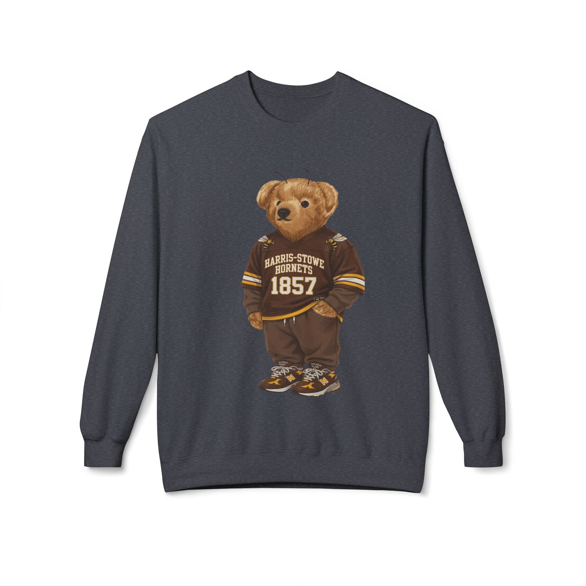 Harris-Stowe Hornets Mascot- HBCU Polo Bear sweatshirt