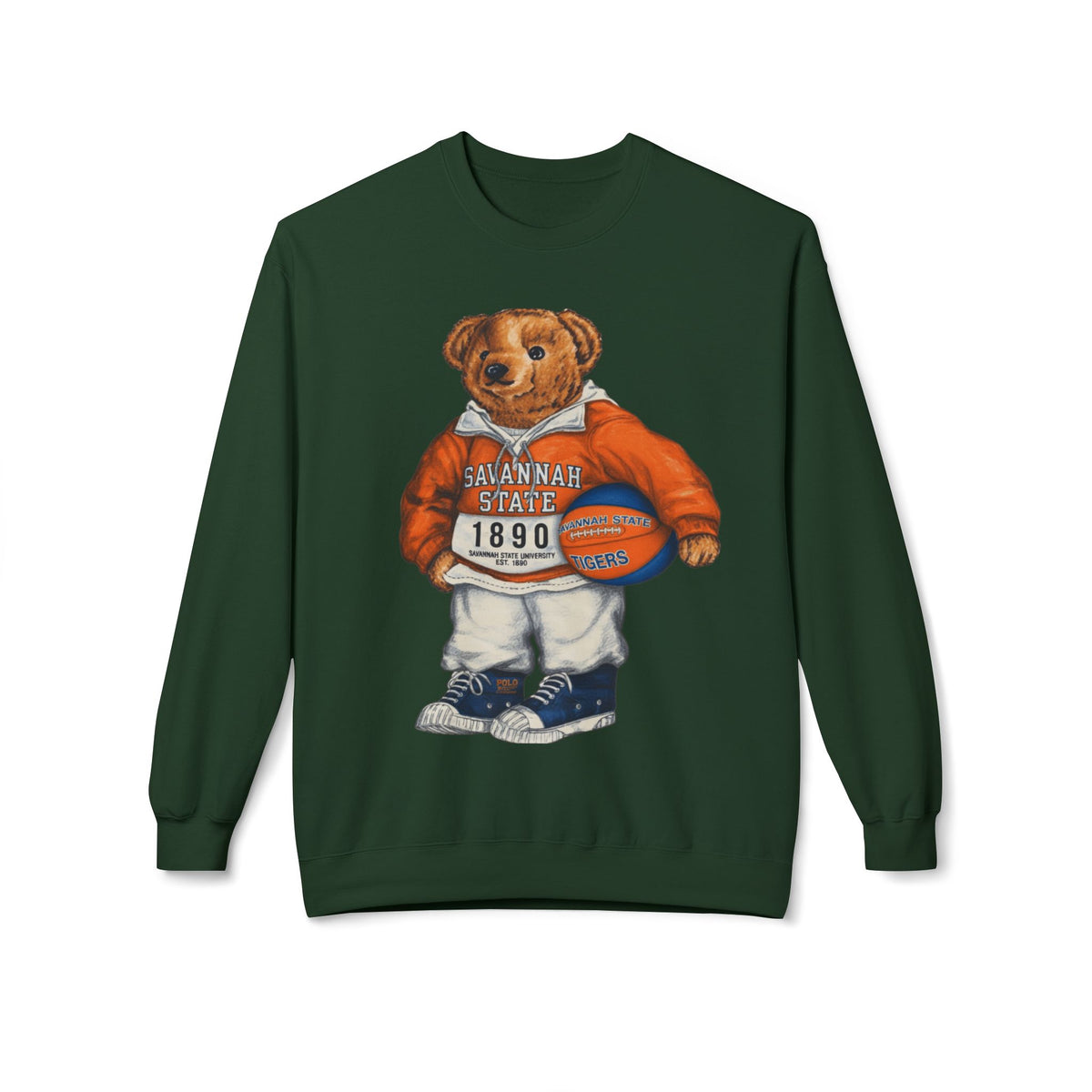 Savannah State Tigers Mascot- HBCU Polo Bear sweatshirt