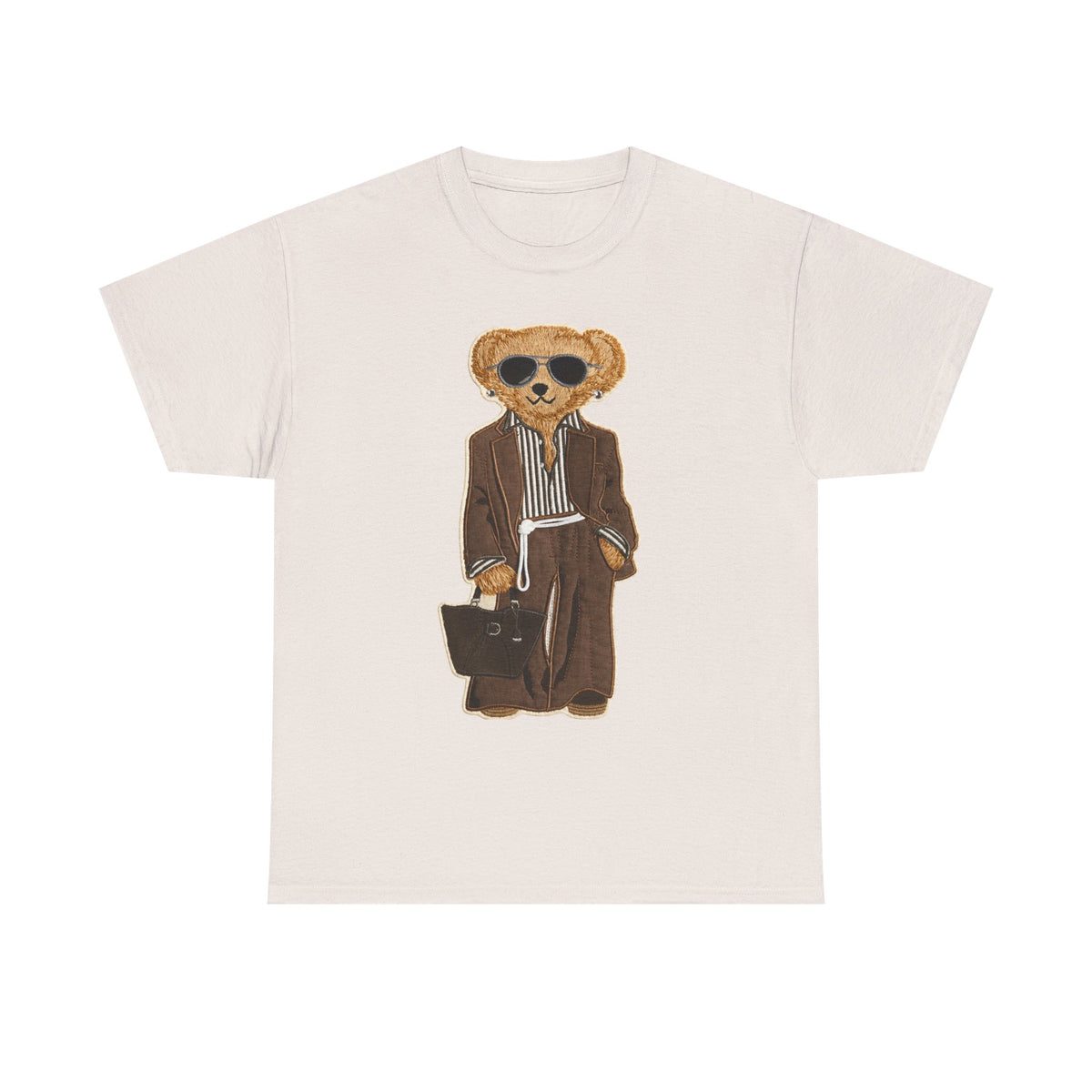 HBCU Bear in Suit graphic tee | Teddy Bear with Briefcase, Sunglasses
