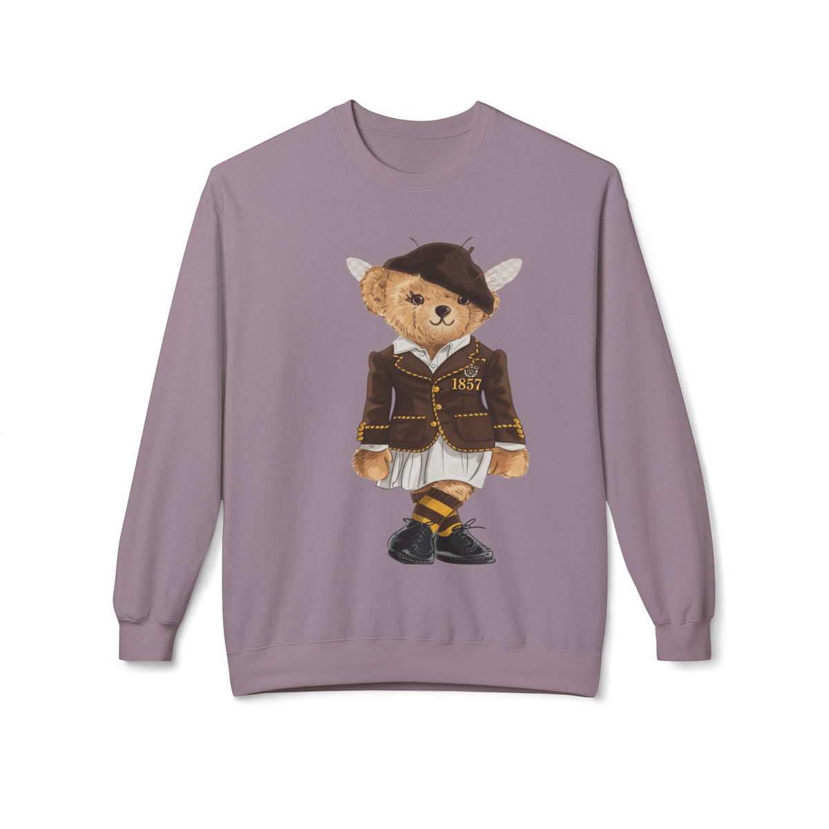 Harris–Stowe HBCU Lady Bear Sweatshirt | HSSU Hornets Teddy | Black Gold Heritage Crew | Yards & Dorms