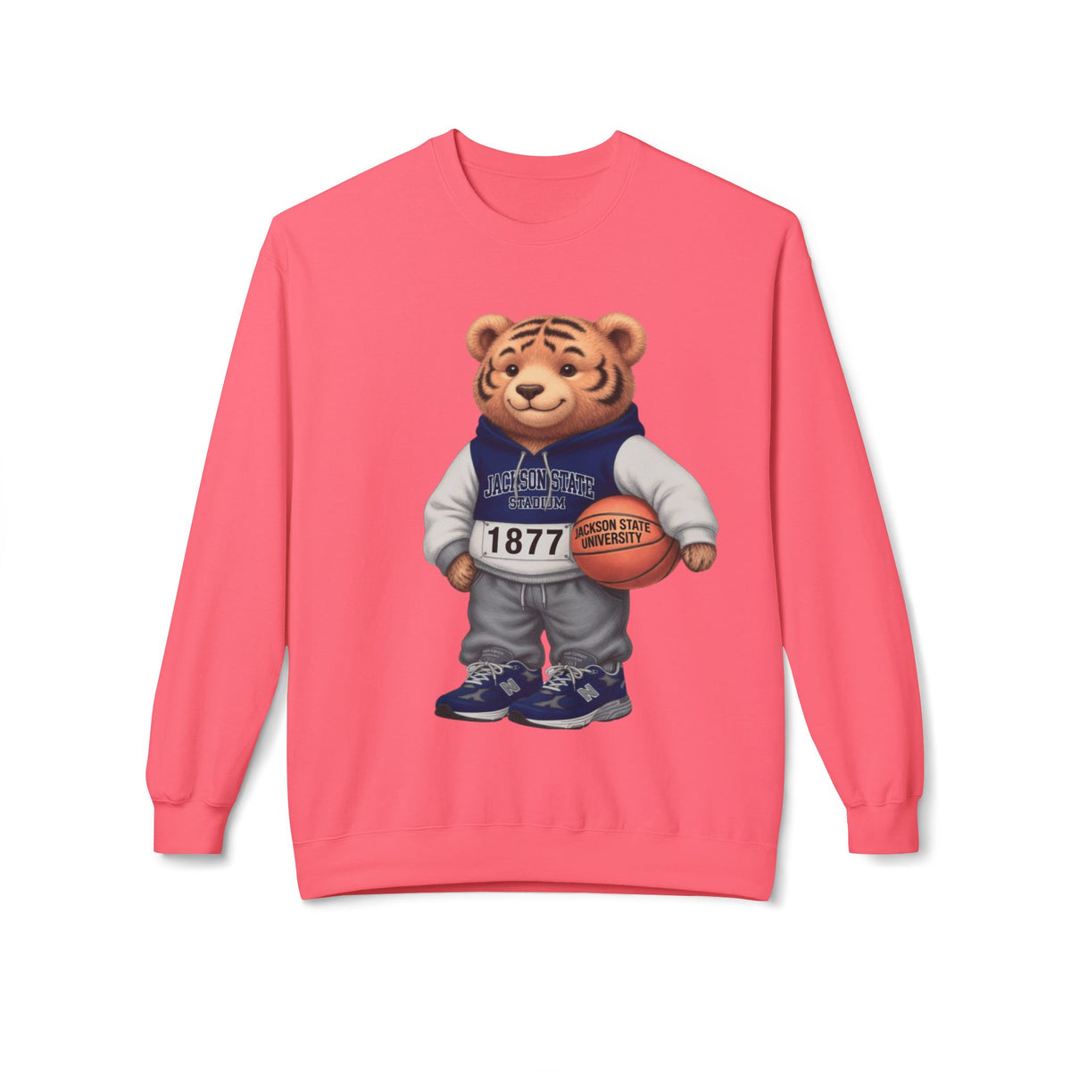 Jackson State Tiger Mascot- HBCU Polo Bear sweatshirt