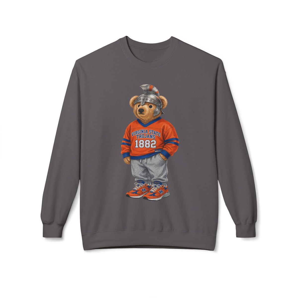 Trojan Bear Mascot- HBCU Polo Bear sweatshirt