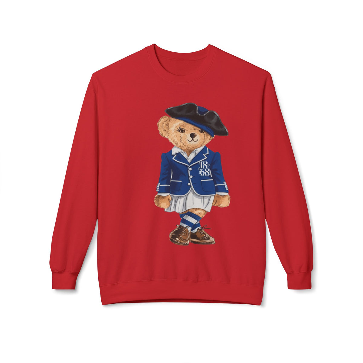 Vintage Teddy Bear in Formal Attire- HBCU Polo Bear sweatshirt