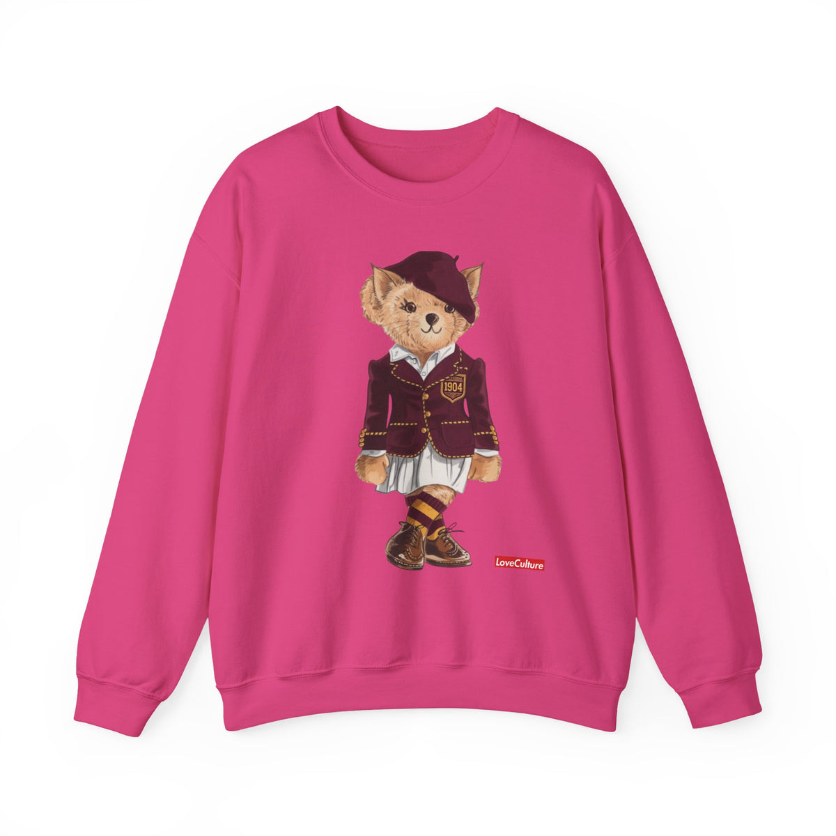 Bethune Cookman Teddy Bear Sweatshirt| Vintage Polo Club  Outfit