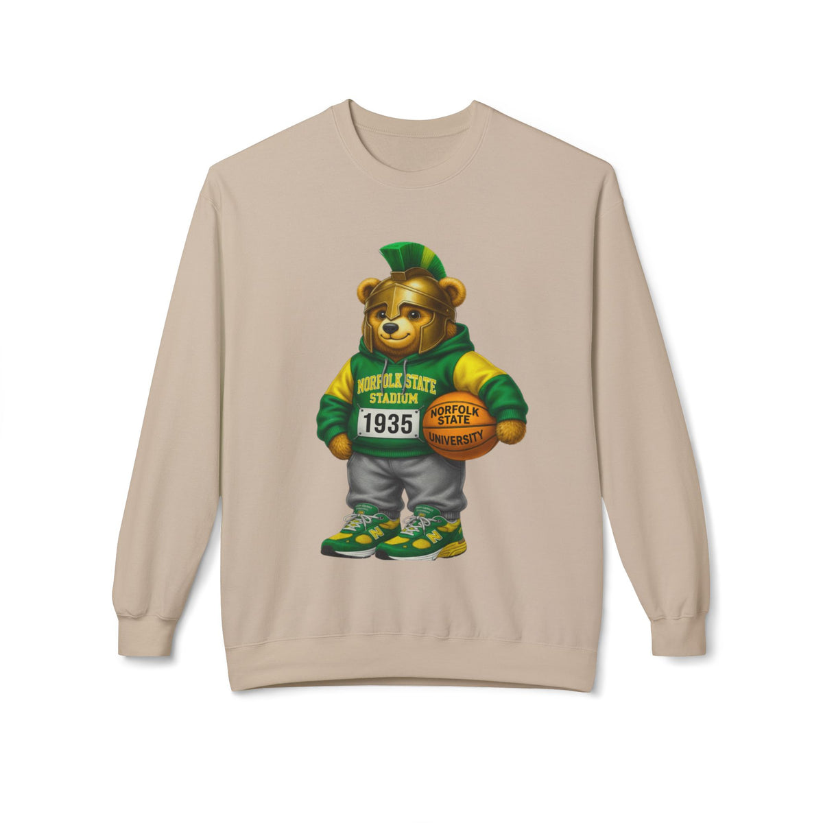 Norfolk State Trojan Bear HBCU Polo Bear sweatshirt