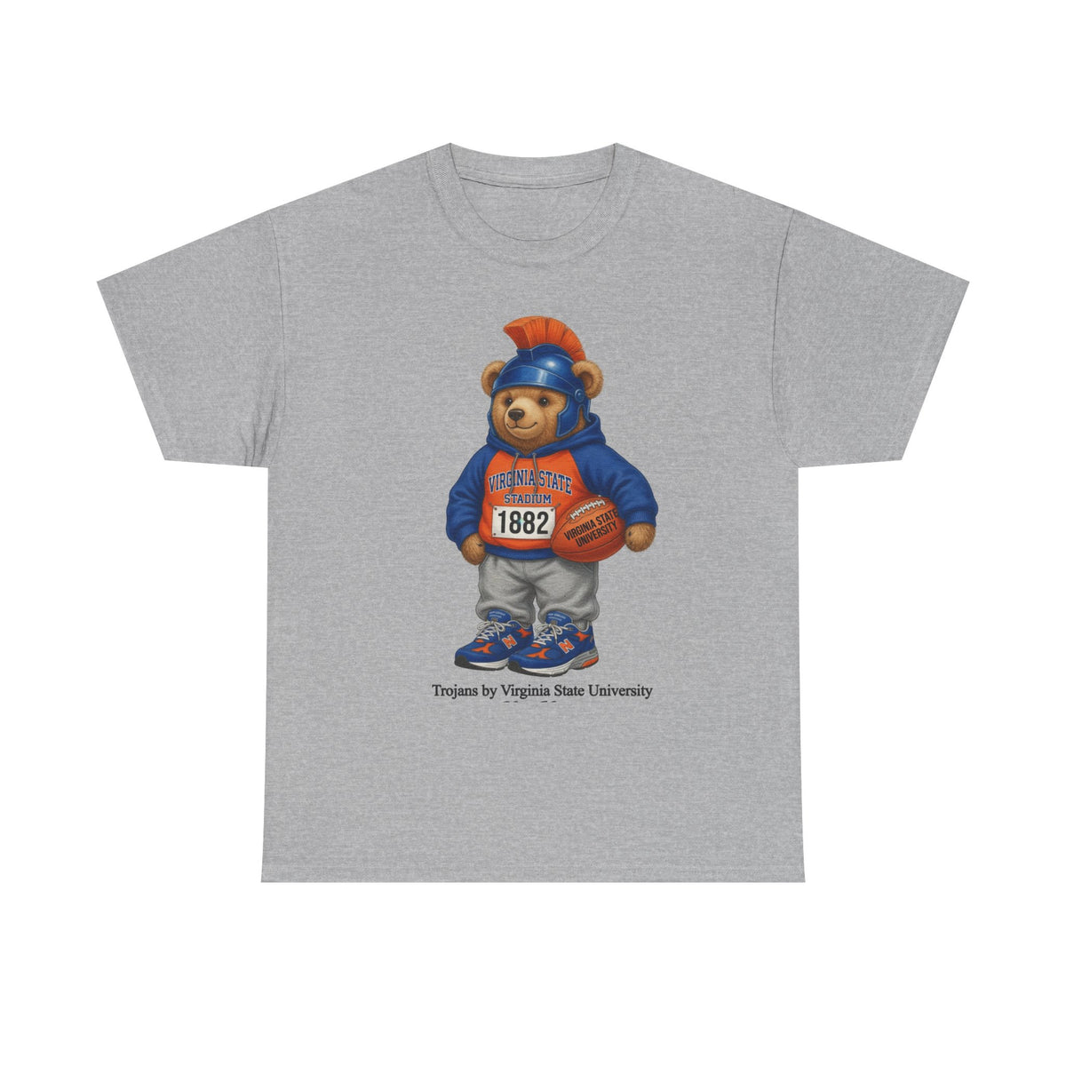 Virgina State Trojan Bear 2nd edition- HBCU Tee Shirt