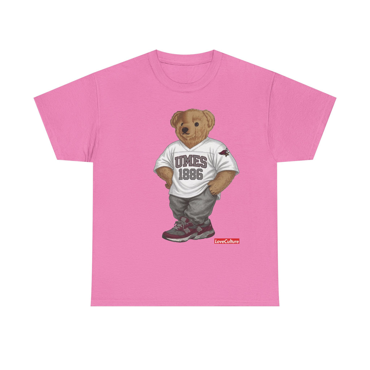 UMES Bear Mascot Tee | Teddy Bear Graphic T-Shirt, UMES 1886 Sweatshirt Style, Maryland Eastern Shore