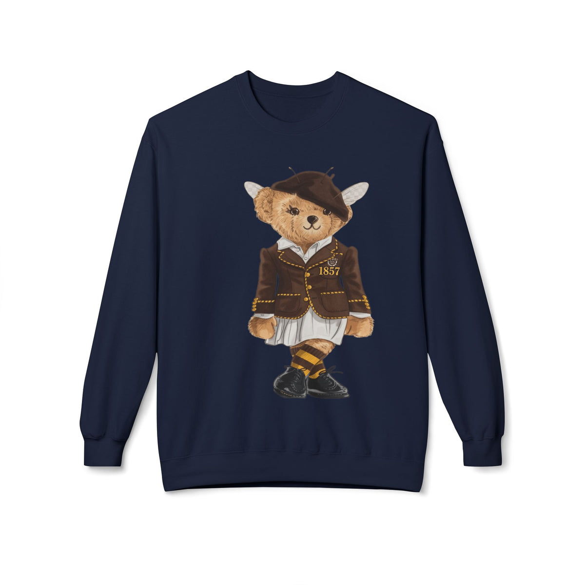 Harris–Stowe HBCU Lady Bear Sweatshirt | HSSU Hornets Teddy | Black Gold Heritage Crew | Yards & Dorms