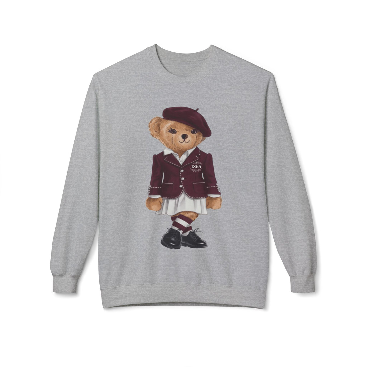 Shaw University Lady Bear Polo Bear Sweatshirt | HBCU Crewneck