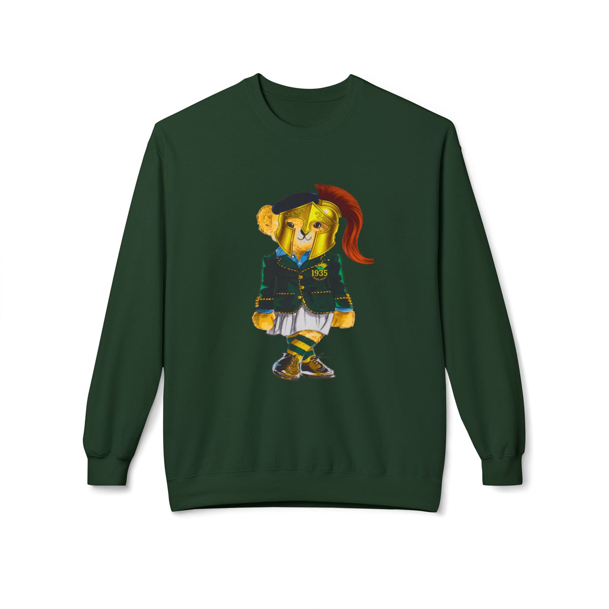 Norfolk State Lady Bear in Golden Helmet Sweatshirt | HBCU Polo Bear